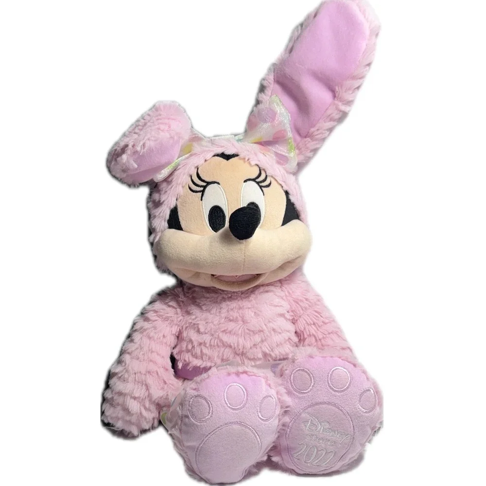 Disney Store Minnie Mouse Easter Bunny Plush 19